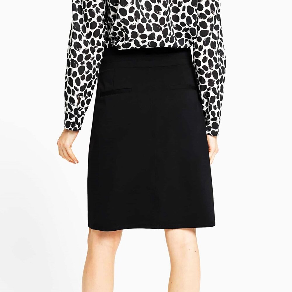 NWT OLSEN Knee-length Pencil Skirt with Drawstring Waist & Pockets, Size 36 / 6 - Picture 11 of 11